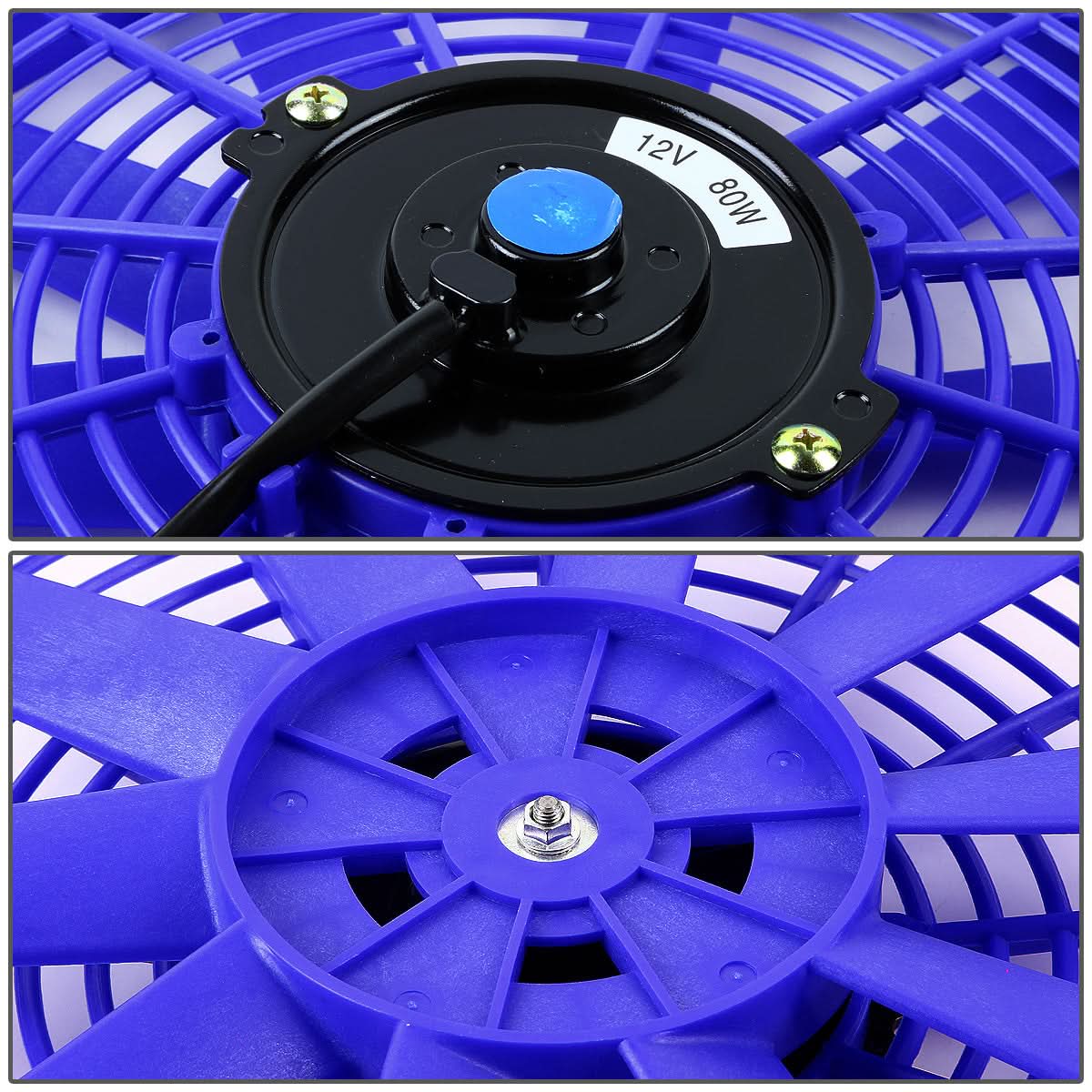 12" Blue Radiator Cooling Fan