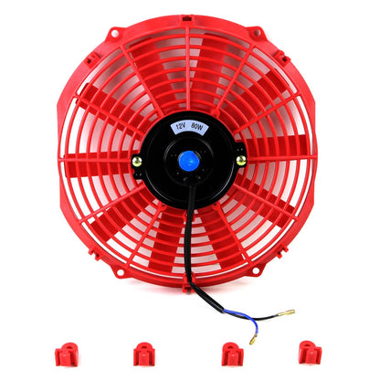 12 Inch Red Radiator Fan
