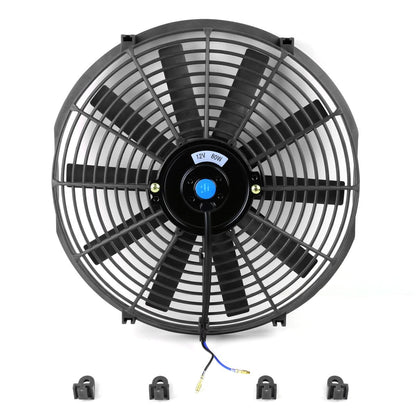 Universal 14" Black Radiator Fan