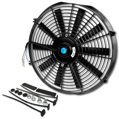 Universal 14" Black Radiator Fan