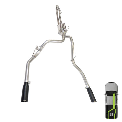 RAM, 2009-2018, 5.7L HD, Stainless - MPI Exhaust Cat-Back Dual Stainless Kits