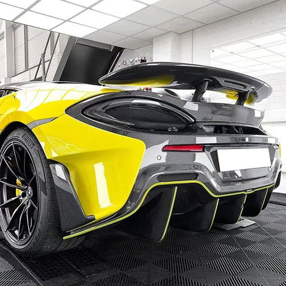600LT Conversion Carbon Fiber Rear Bumper for McLaren 540C 570S 570GT