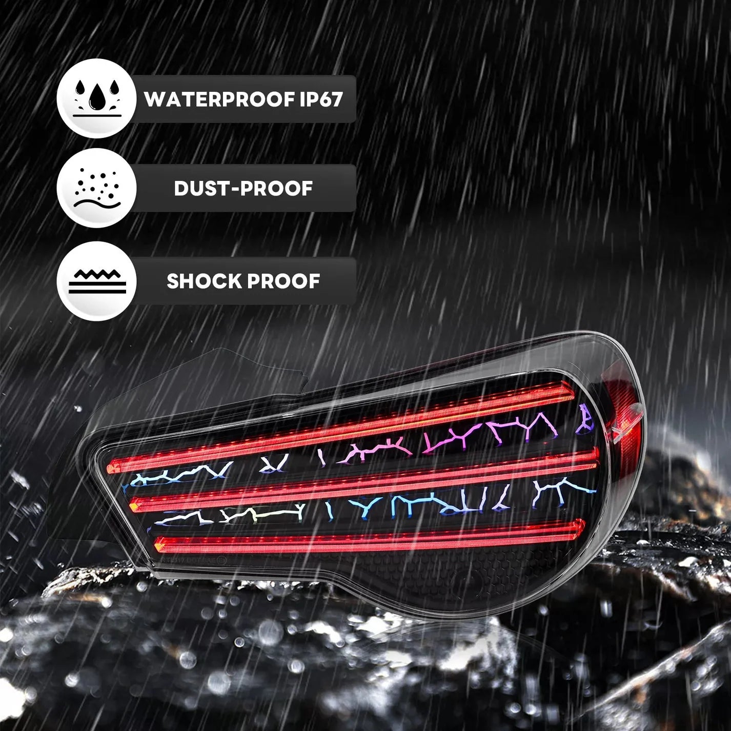 NTXGlow RGB LED Tail Lights (2012-2021 Toyota BRZ GT86)
