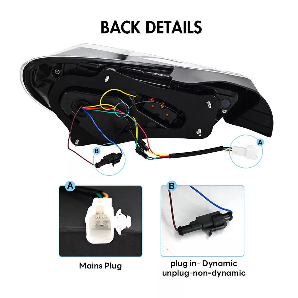 NTXGlow RGB LED Tail Lights (2012-2021 Toyota BRZ GT86)