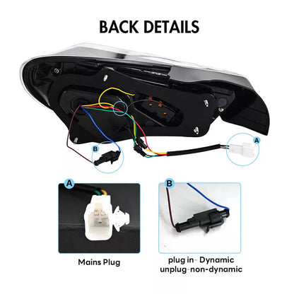 NTXGlow RGB LED Tail Lights (2012-2021 Toyota BRZ GT86)