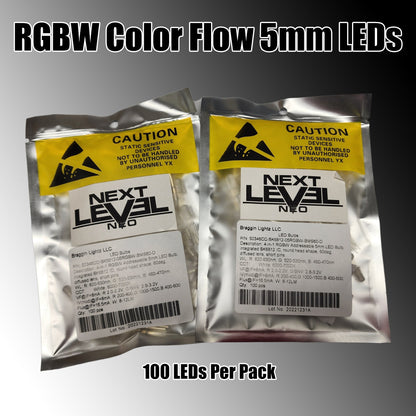 Color Flow Rgbw 5mm Leds100 Count Pack Sk6812
