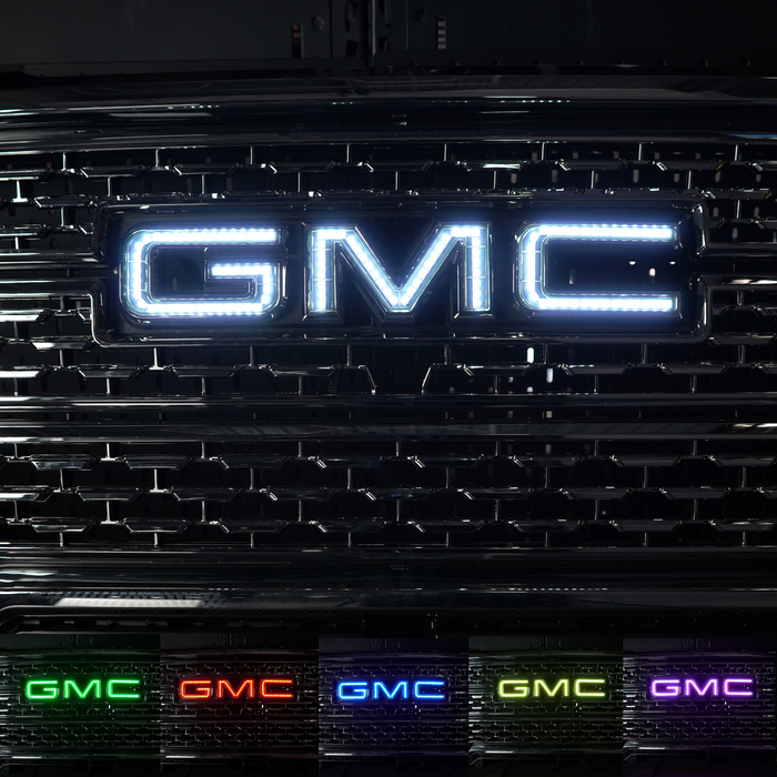GMC LED Emblem: Multicolor (1999-2026)