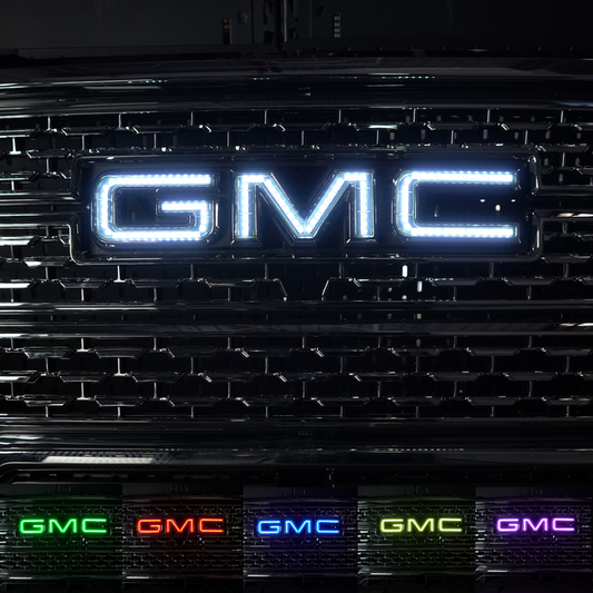 GMC LED Emblem: Multicolor (1999-2026)