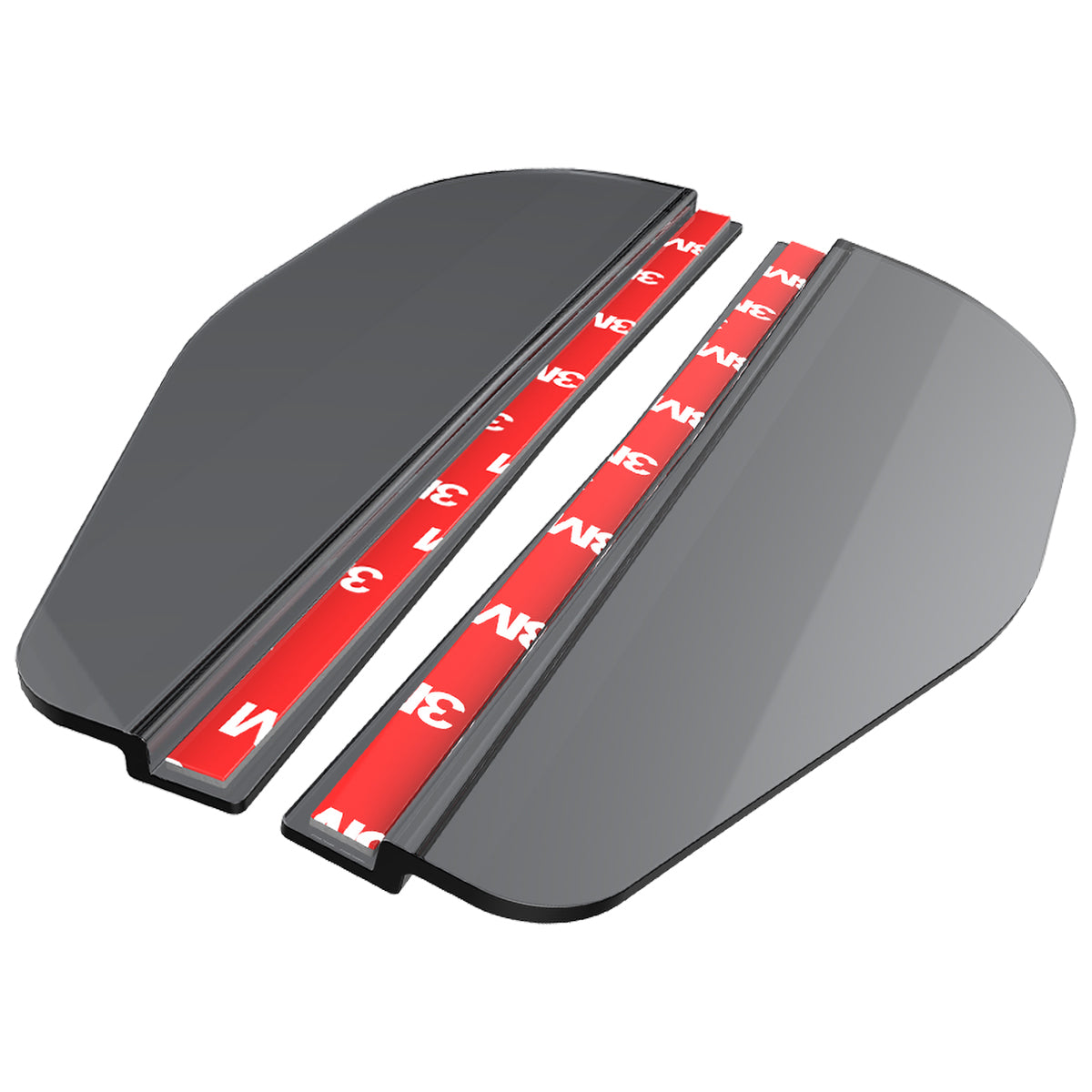 Universal Smoked PVC Plastic Side Mirror Visors - 2PC