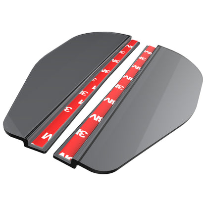 Universal Smoked PVC Plastic Side Mirror Visors - 2PC