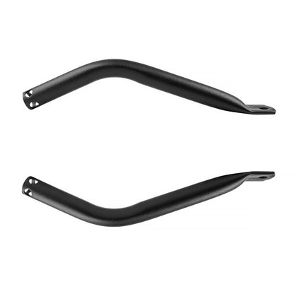 1997-2018 Jeep Wrangler TJ/JK/LJ/JKU Quick Release Black Stainless Steel Round Side Mirrors