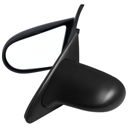 1992-1995 Honda Civic Coupe/Hatchback Black Manual Adjustable S Sport Mirrors