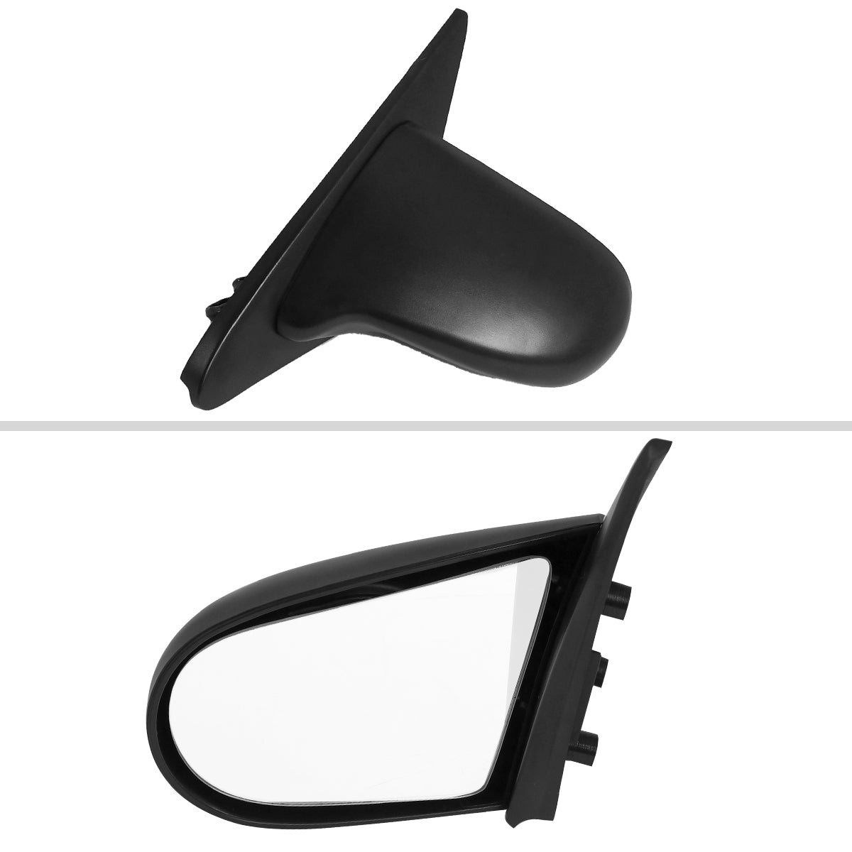1992-1995 Honda Civic Coupe/Hatchback Black Power S Sport Mirrors