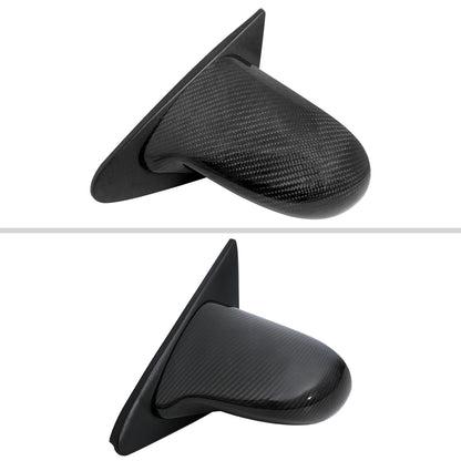 1992-1995 Honda Civic Coupe/Hatchback Carbon Fiber Shell Manual Adjustable S Sport Mirrors