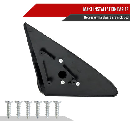 1992-1995 Honda Civic Coupe/Hatchback Carbon Fiber Shell Manual Adjustable S Sport Mirrors