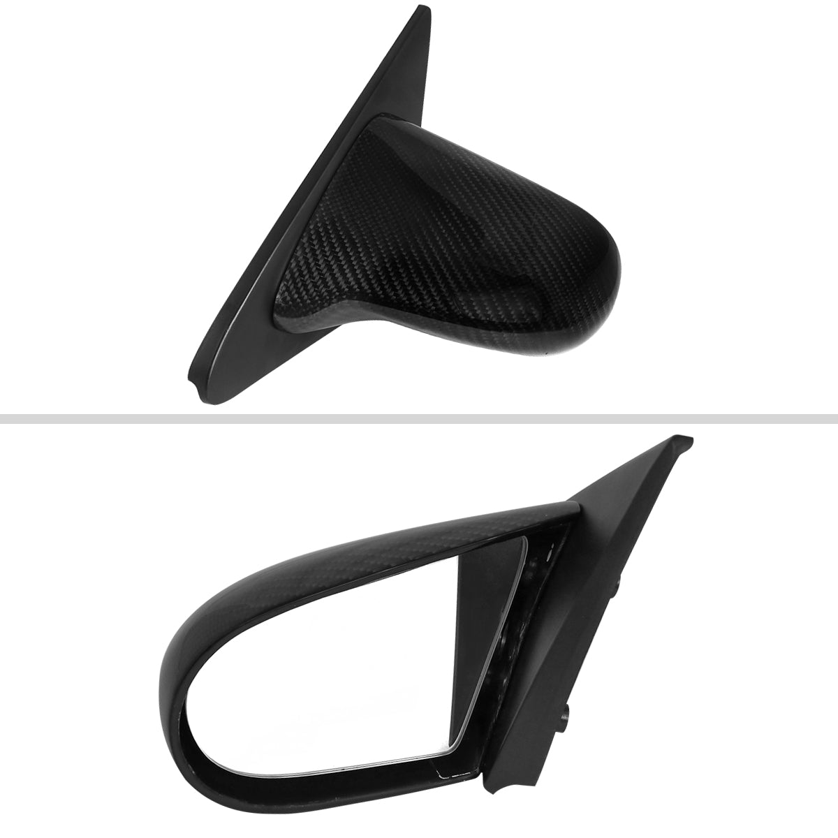 1992-1995 Honda Civic Coupe/Hatchback Carbon Fiber Shell Power S Sport Mirrors