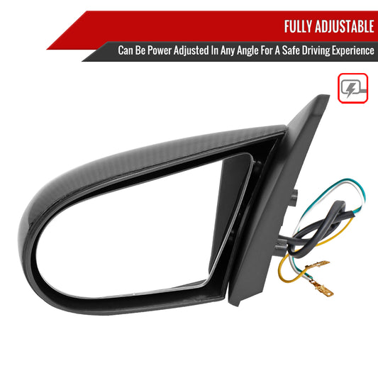 2002-2006 Acura RSX Carbon Fiber Shell Power S Sport Mirrors