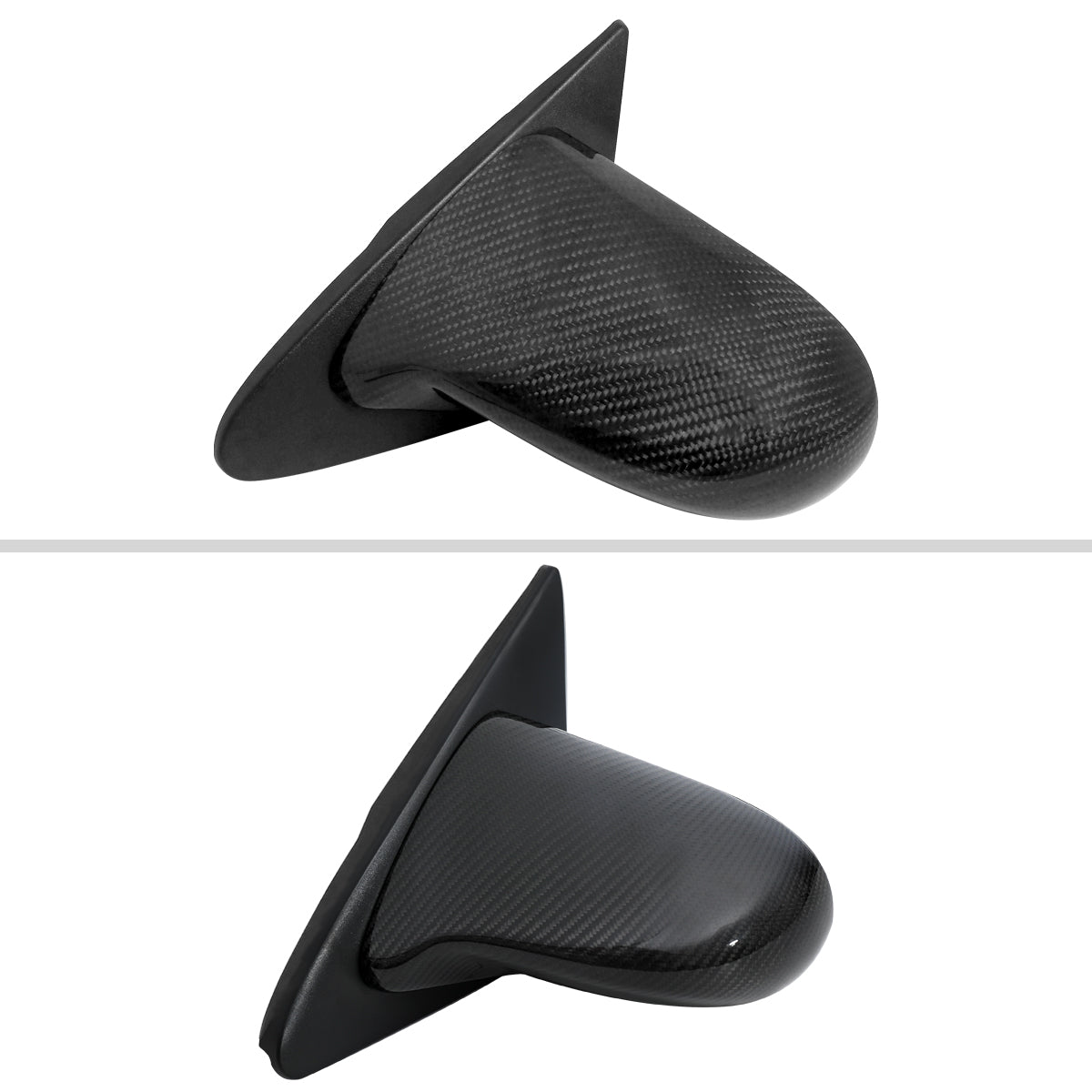 2002-2006 Acura RSX Carbon Fiber Shell Power S Sport Mirrors