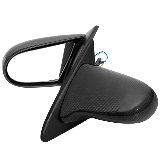 2002-2006 Acura RSX Carbon Fiber Shell Power S Sport Mirrors
