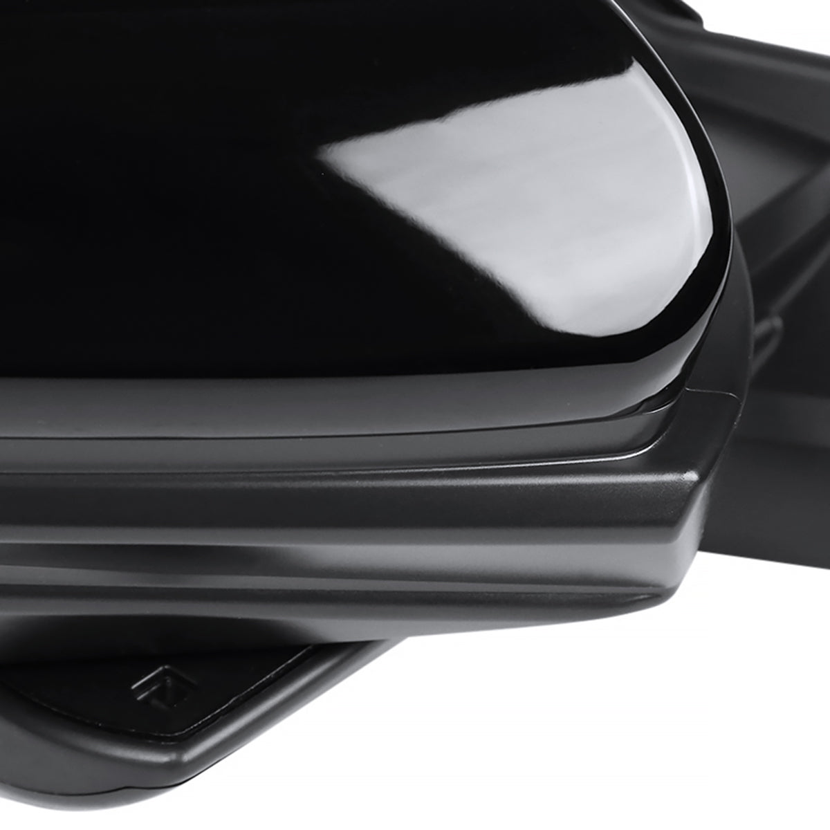 2016-2018 Honda Civic Glossy Black 3-Pin Power Adjustable Side Mirror - Passenger Side Only