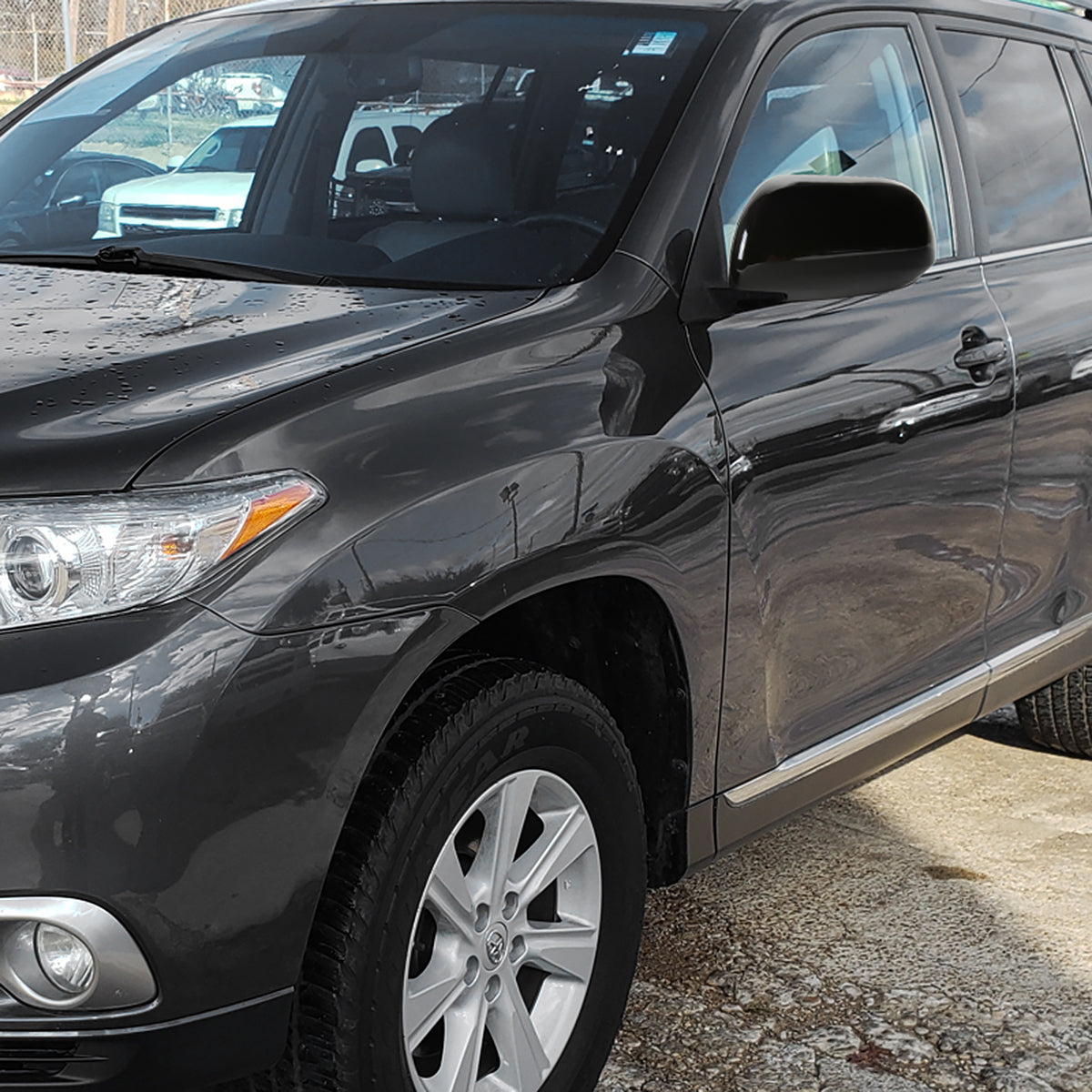 2008-2013 Toyota Highlander 5-Pin Power Adjustable & Heated Side Mirror - Driver Side Only