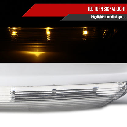 2013-2019 Dodge RAM Chrome Power Adjustable, Heated Side Mirror w/ LED Turn Signal & Puddle Light - Passenger Side Only