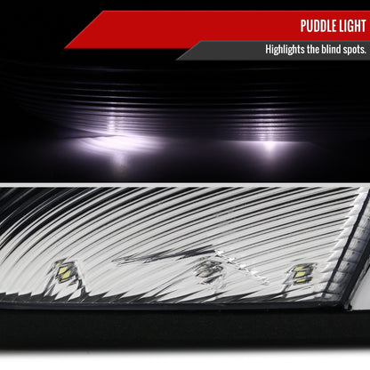 2013-2019 Dodge RAM Chrome Power Adjustable, Heated Side Mirror w/ LED Turn Signal & Puddle Light - Passenger Side Only
