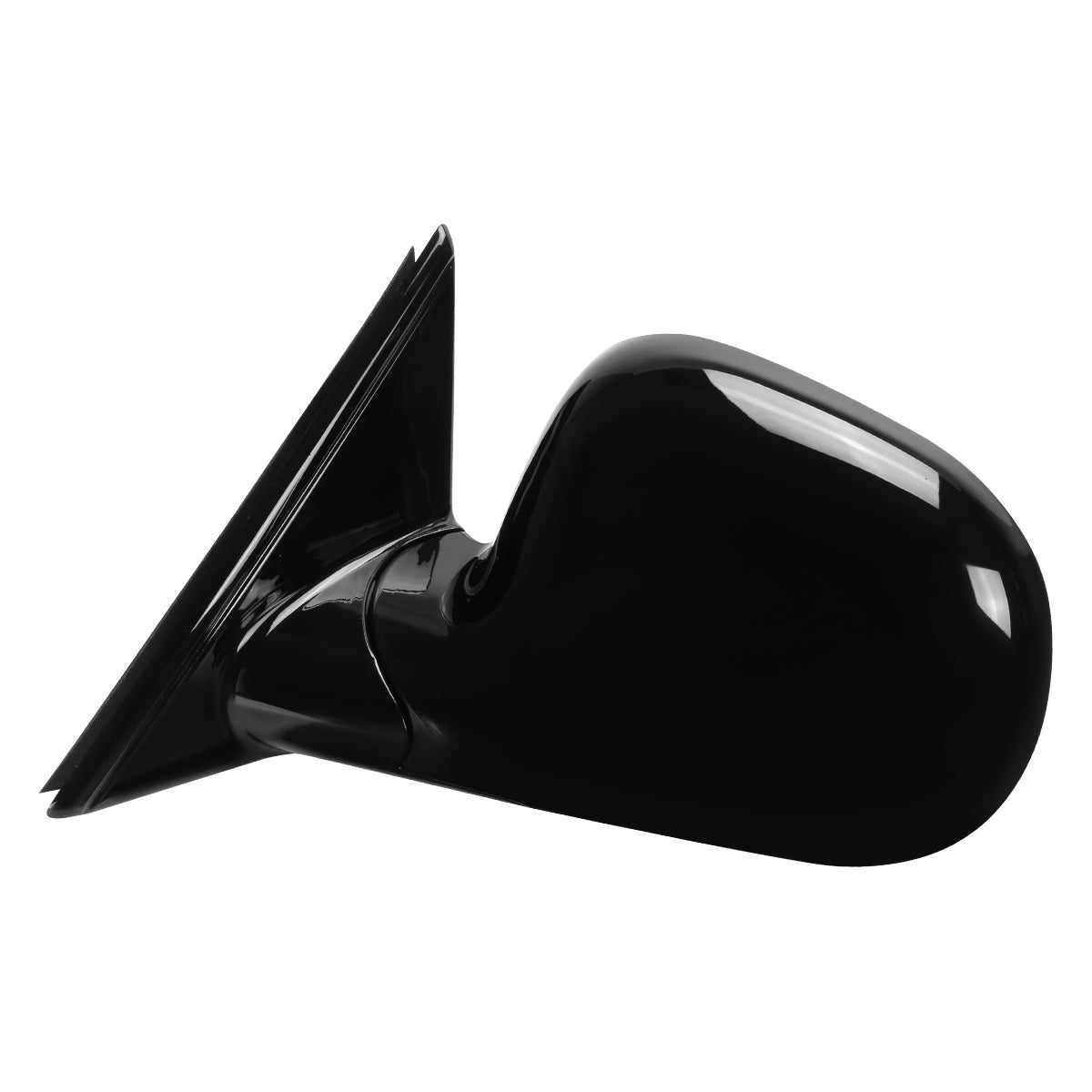 1994-1998 Chevrolet S10/1994-1998 GMC S15 Glossy Black Manual Adjustment Side Mirror - Driver Side Only