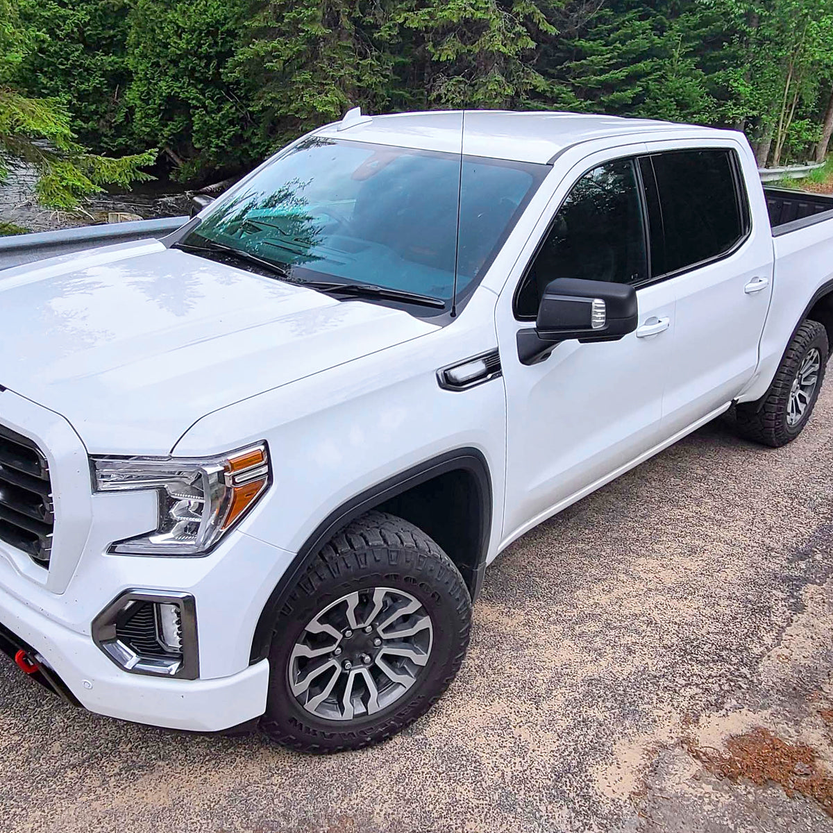 2019-2024 GMC Sierra 1500 Black Power Adjustable, Auto-Fold, BSD & Heated Side Mirror w/ LED Puddle and Auxiliary Light - Driver Side Only