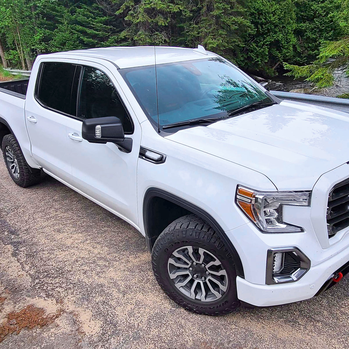 2019-2024 GMC Sierra 1500 Black Power Adjustable, Auto-Fold, BSD & Heated Side Mirror w/ LED Puddle and Auxiliary Light - Passenger Side Only