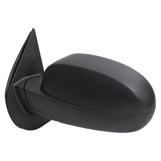 2007-2013 Chevrolet Silverado GMC Sierra Black Power Adjustable, Auto-Fold & Heated Side Mirror w/ LED Puddle and Turn Signal Light - Driver Side Only