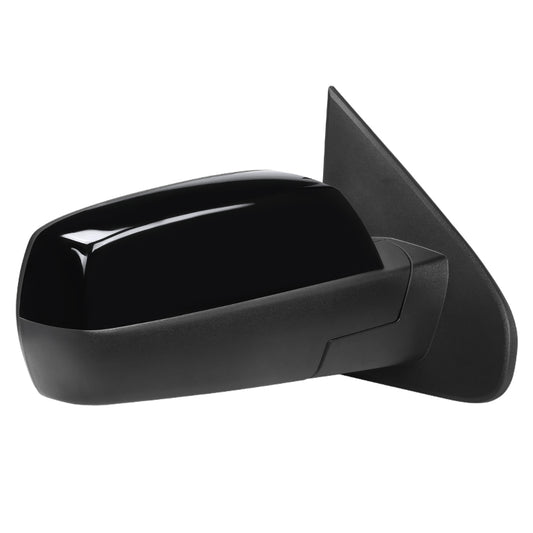 2014-2018 Chevrolet Silverado/GMC Sierra Glossy Black Power Adjustable & Heated Side Mirror w/ LED Puddle Light - Passenger Side Only