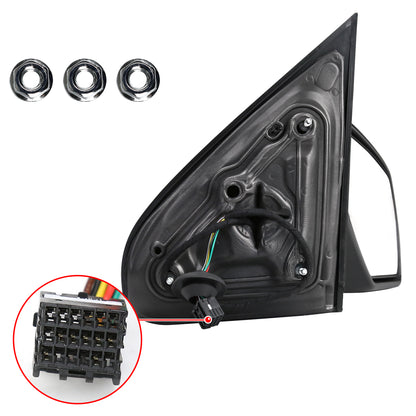 2014-2018 Chevrolet Silverado/GMC Sierra Chrome Power Adjustable & Heated Side Mirror w/ LED Puddle Light - Passenger Side Only