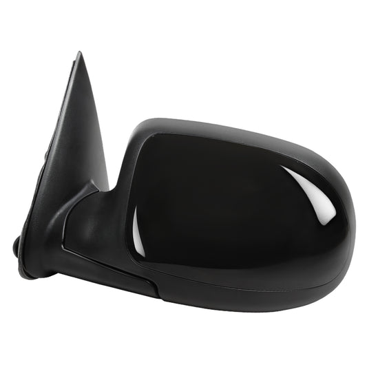 1999-2002 Chevrolet Silverado/Tahoe/Suburban GMC Sierra/Yukon Black Manual Adjustable Side Mirror - Driver Side Only