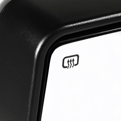 2004-2006 Ford F-150 Pickup Black Power Heated Towwing Mirrors with Amber LED Signal Lights