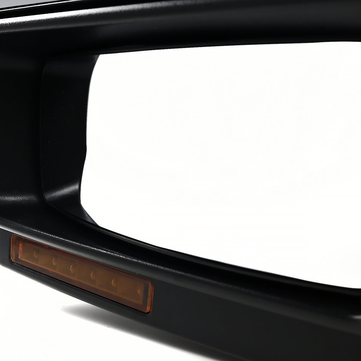 2004-2006 Ford F-150 Pickup Black Power Heated Towwing Mirrors with Amber LED Signal Lights