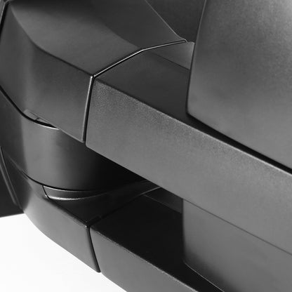 2004-2006 Ford F-150 Pickup Black Power Heated Towwing Mirrors with Amber LED Signal Lights