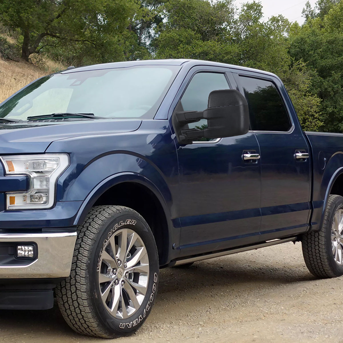 2015-2020 Ford F-150 Manual Adjustable & Extendable Towing Mirrors