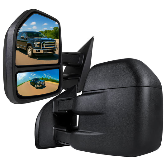 2015-2020 Ford F-150 Manual Adjustable & Extendable Towing Mirrors