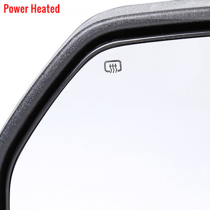 2015-2020 Ford F-150 Power Adjustable, Heated, & Manual Extendable 8-Pin/22-Pin Towing Mirrors w/ Smoked Lens LED Turn Signal, Clearance, & Puddle Lights
