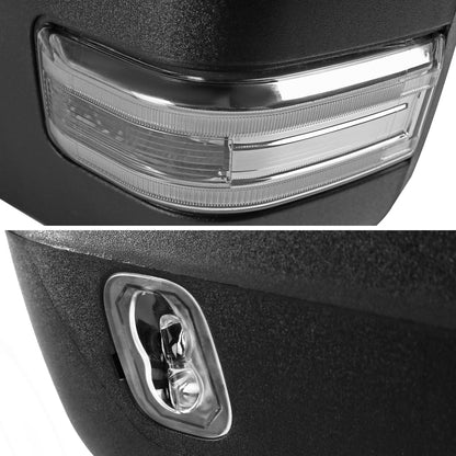 2015-2020 Ford F-150 Power Adjustable, Heated, & Manual Extendable Chrome Towing Mirrors w/ Sequential LED Signal, Puddle, & Auxiliary Lights