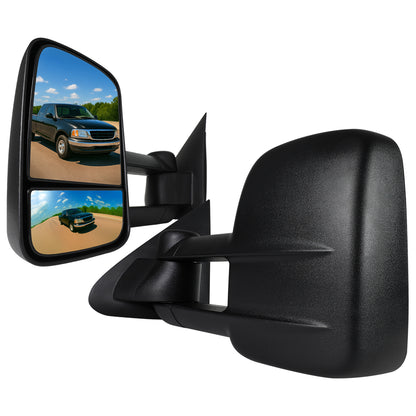 1997-2004 Ford F-150 Regular/Super Cab Manual Adjustable & Extendable Towing Mirrors