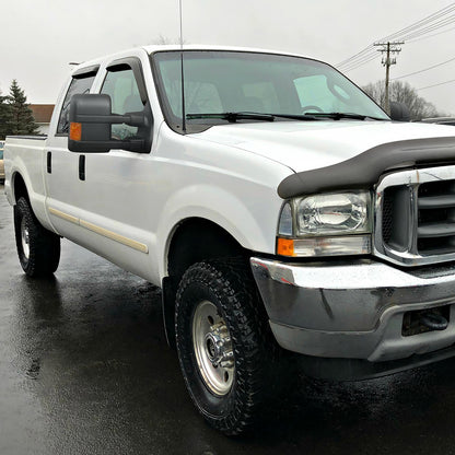 2003-2015 Ford F-250/F-350/F-450/F-550 Manual Adjustable & Extendable Towing Mirrors w/ Amber Lens Turn Signal Lights