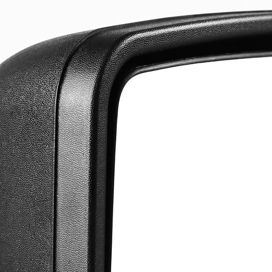 2003-2015 Ford F-250/F-350/F-450/F-550 Manual Adjustable & Extendable Towing Mirrors w/ Smoked Lens Turn Signal Lights