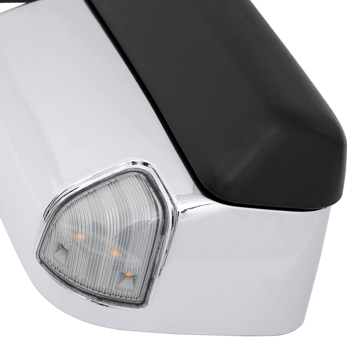 2019-2022 Ram 2500 3500 Chrome Power Adjustable, Manual Fold, BSD & Heated Side Mirror w/ LED Puddle and Turn Signal Light - Passenger Side Only