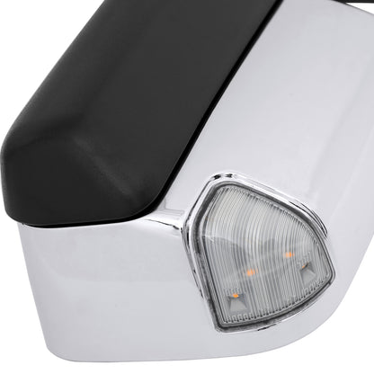 2019-2022 Ram 2500 3500 Chrome Power Adjustable, Auto-Fold, BSD & Heated Side Mirror w/ LED Puddle and Turn Signal Light - Driver Side Only