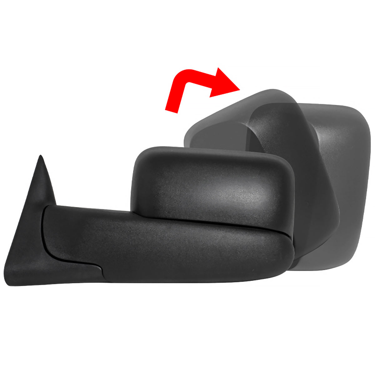 1994-1997 Dodge RAM Power Adjustable, Manual Fold & Extendable Towing Mirrors