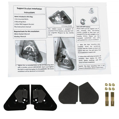 1994-1997 Dodge RAM Power Adjustable, Manual Fold & Extendable Towing Mirrors