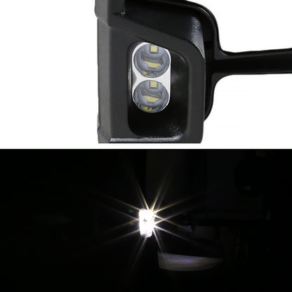 2002-2007 Chevrolet Silverado/Suburban/Tahoe/Avalanche GMC Sierra/Yukon/Yukon XL Power Heated Chrome Towing Mirrors w/ Smoked Lens LED Turn Signal & Clearance Lights