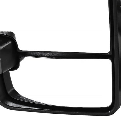 2002-2007 Chevrolet Silverado/Suburban/Tahoe/Avalanche GMC Sierra/Yukon/Yukon XL Power Heated Chrome Towing Mirrors w/ Smoked Lens LED Turn Signal & Clearance Lights